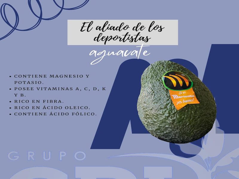 aguacate para los deportistas