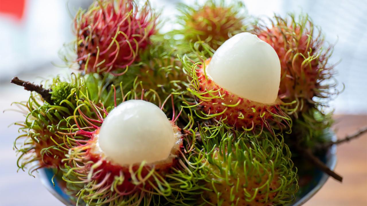 Rambutan Frutas tropicales exóticas